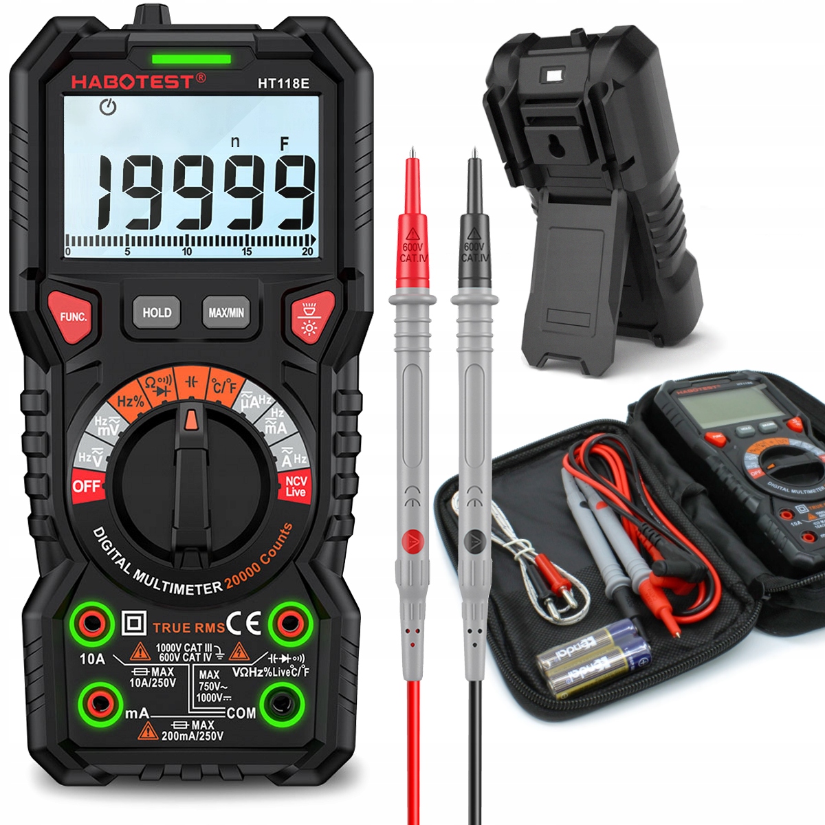 Ручной мультиметр HABOTEST HT118E