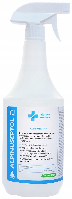 Дезинфекция поверхности ALPINUSEPTOL 1L Green Tea