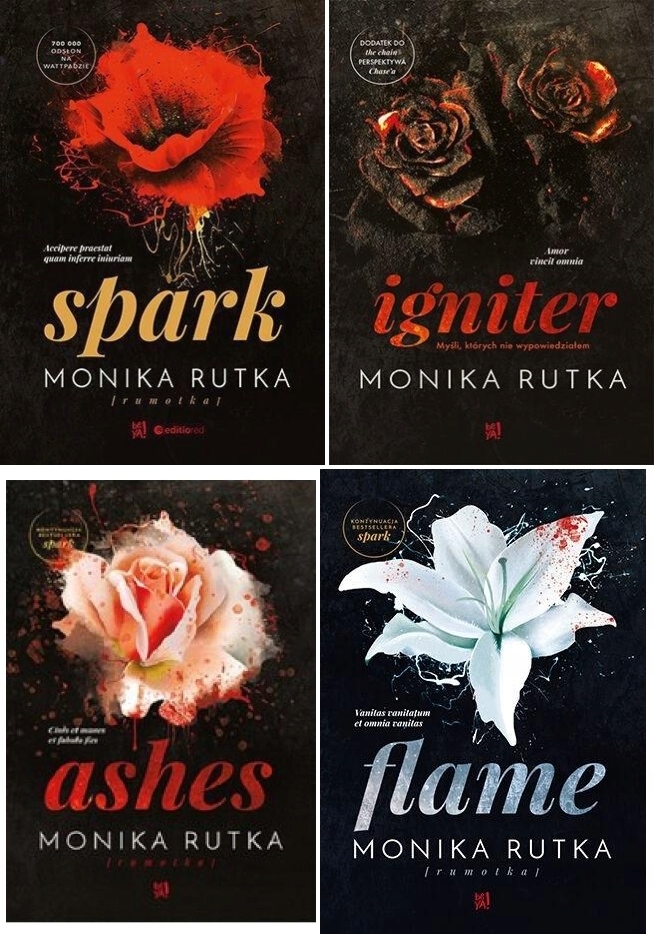 Pakiet 4X Monika Rutka Cykl The Chain Ashes Flame Spark Igniter-Zdjęcie-0