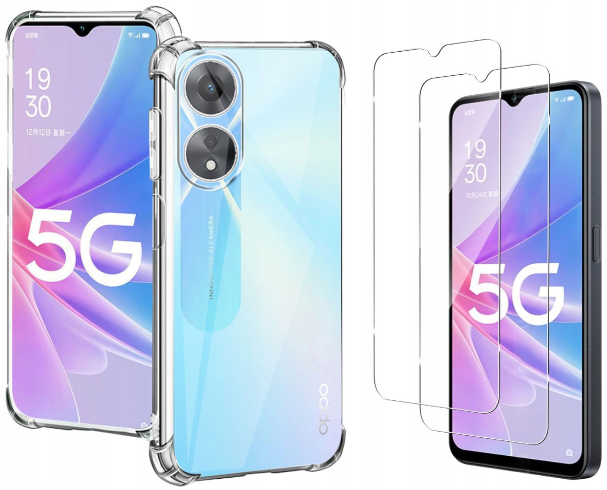 

Etui A-shock Bumper Case do Oppo A78 5G 2x Szkło