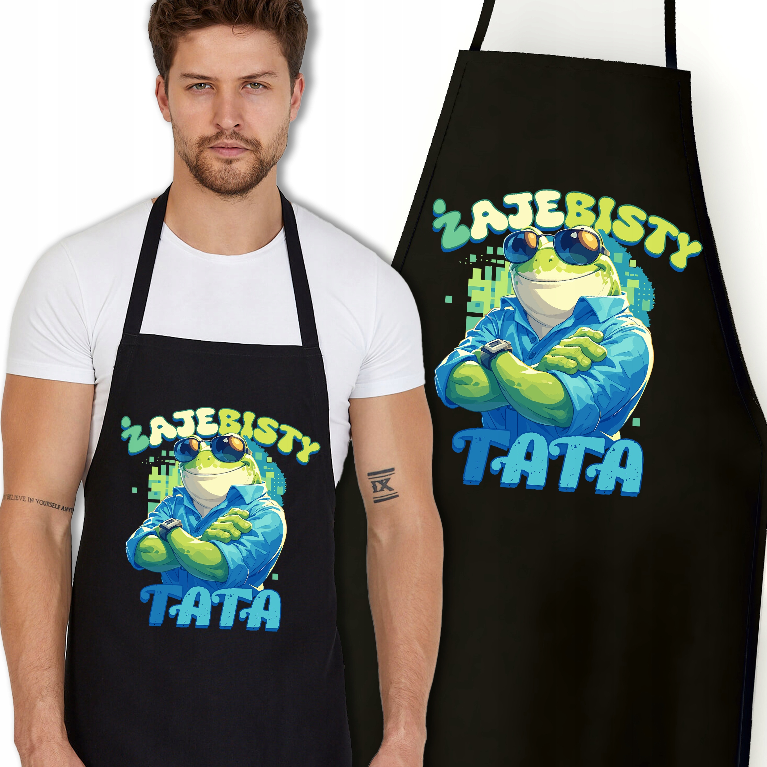 Kuchyňská Zástěra Dárek Pro Tátu Žhavý Táta Den Táty Narozeniny