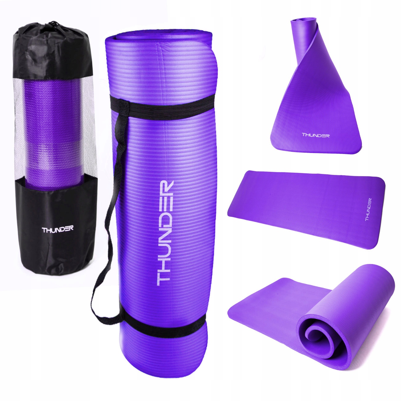 

Mata do ćwiczeń gruba 1cm Fitness Jogi 180cm