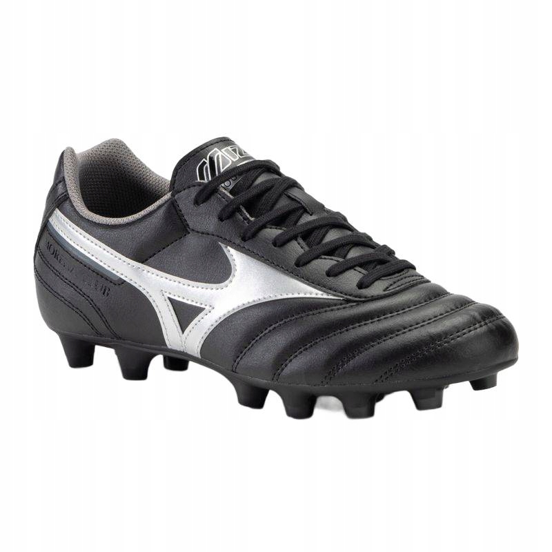 Buty piłkarskie męskie Mizuno Morelia II Club Fg black/galaxy silver/dark s