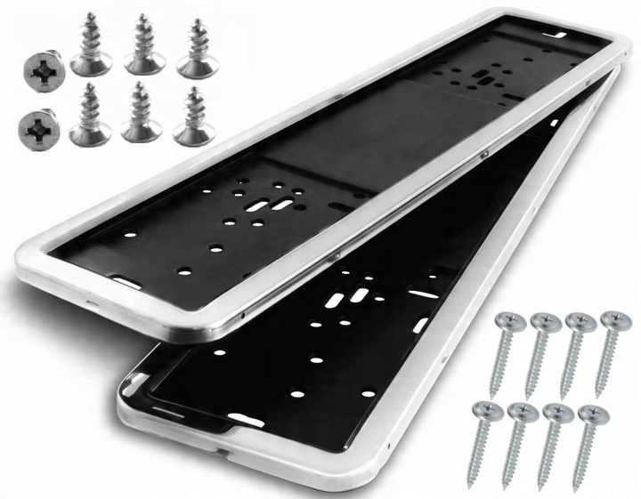 

Ramki pod tablicę rejestracyjną Metal Chrom 2 Szt