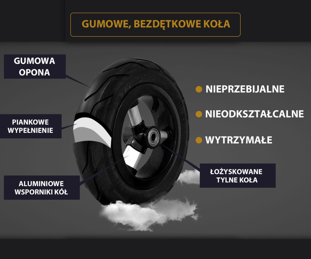 Qplay Rowerek Trójkołowy Rito Rubber Red Marka Qplay