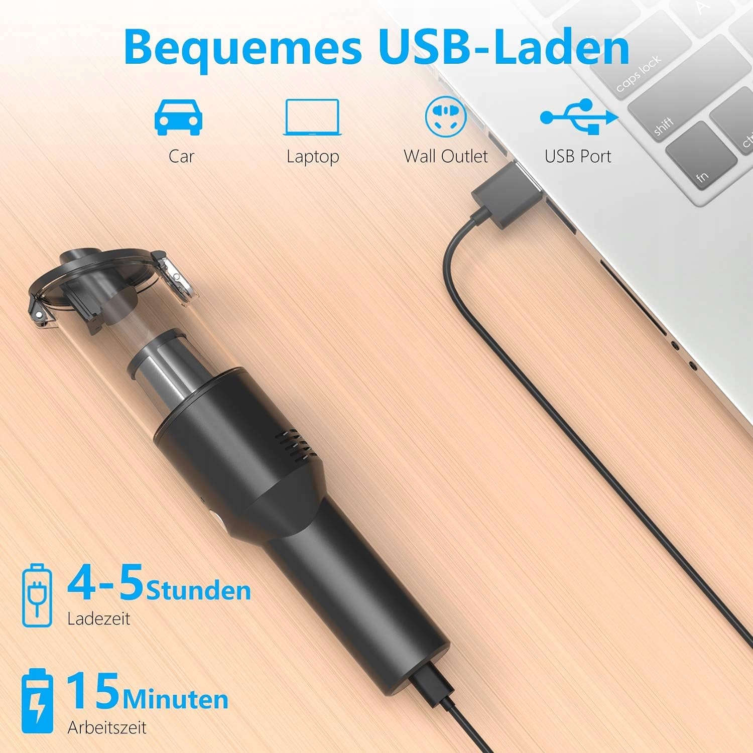 Odkurzacz ręczny przenośny odkurzacz samochodowy akumulatorowy Stan opakowania oryginalne