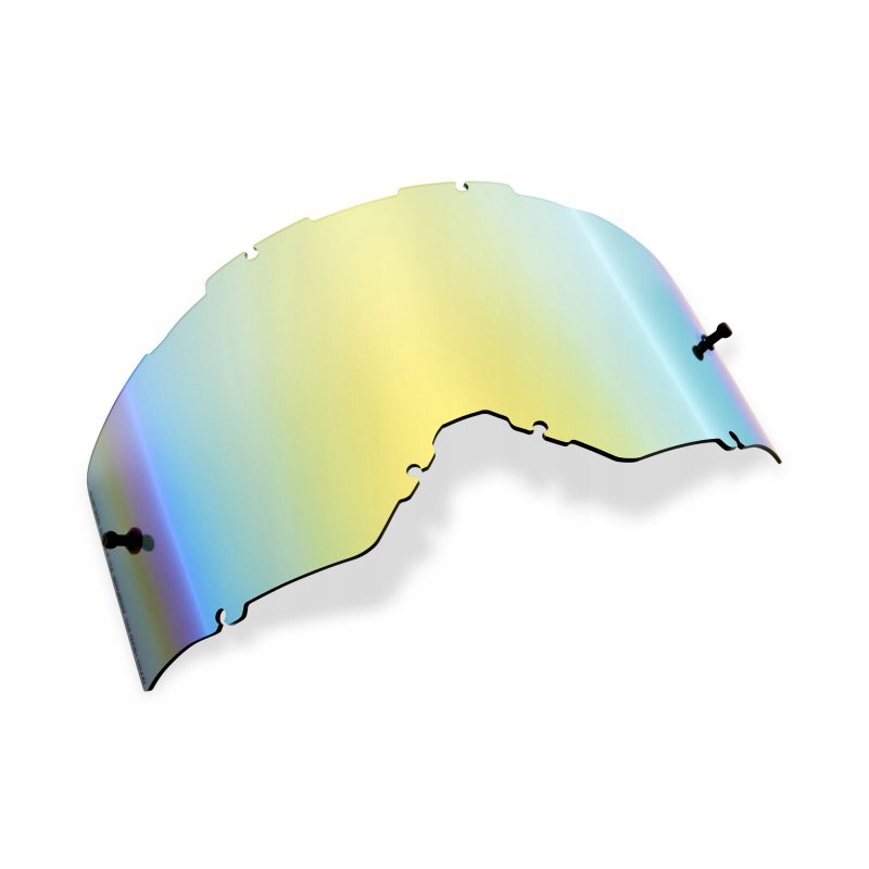 Sklo Na Okuliare Fox MX24 Airspace/main Inj Lens-mirror Gold Os