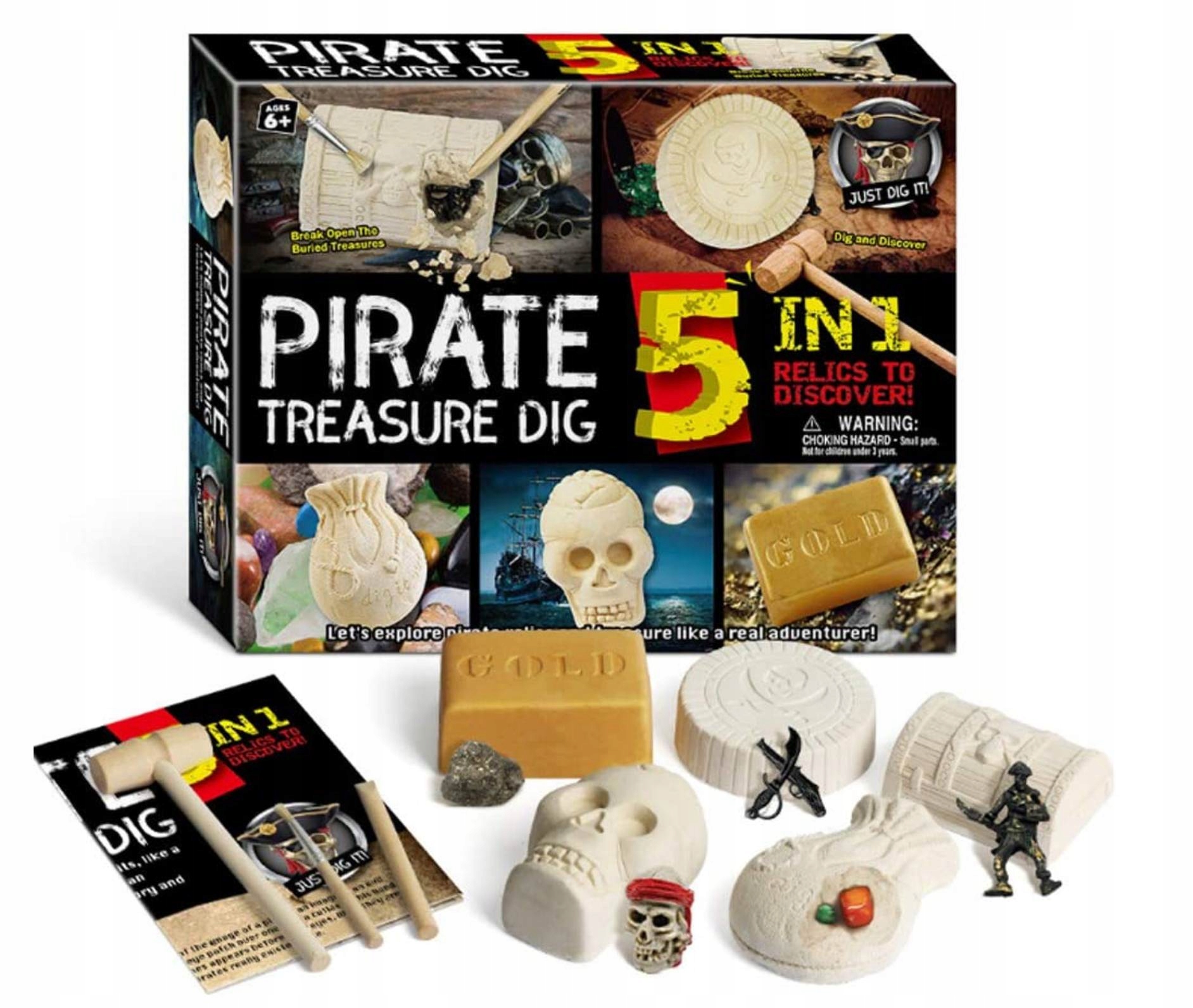 

Skarb Piratów Wykopalisko 5w1 Zestaw 5 szt