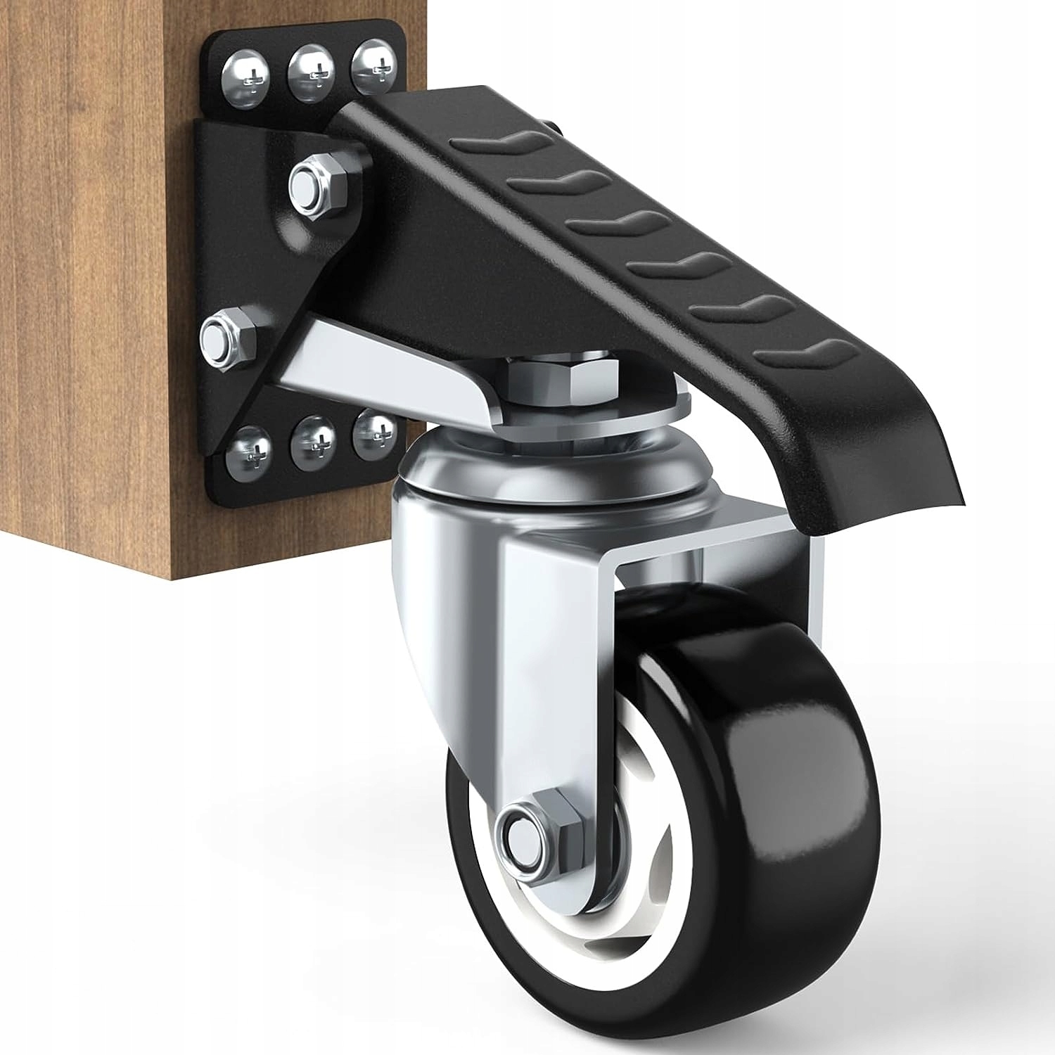 4x Zdvíhacie kolieska pracovného stola 400 kg, nastaviteľné, montované