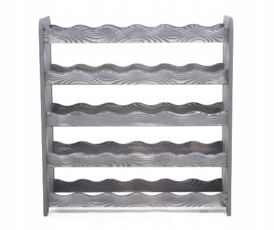 Regál na víno dřevěný regál na lahve stojan na víno Borovice 30but Dekor