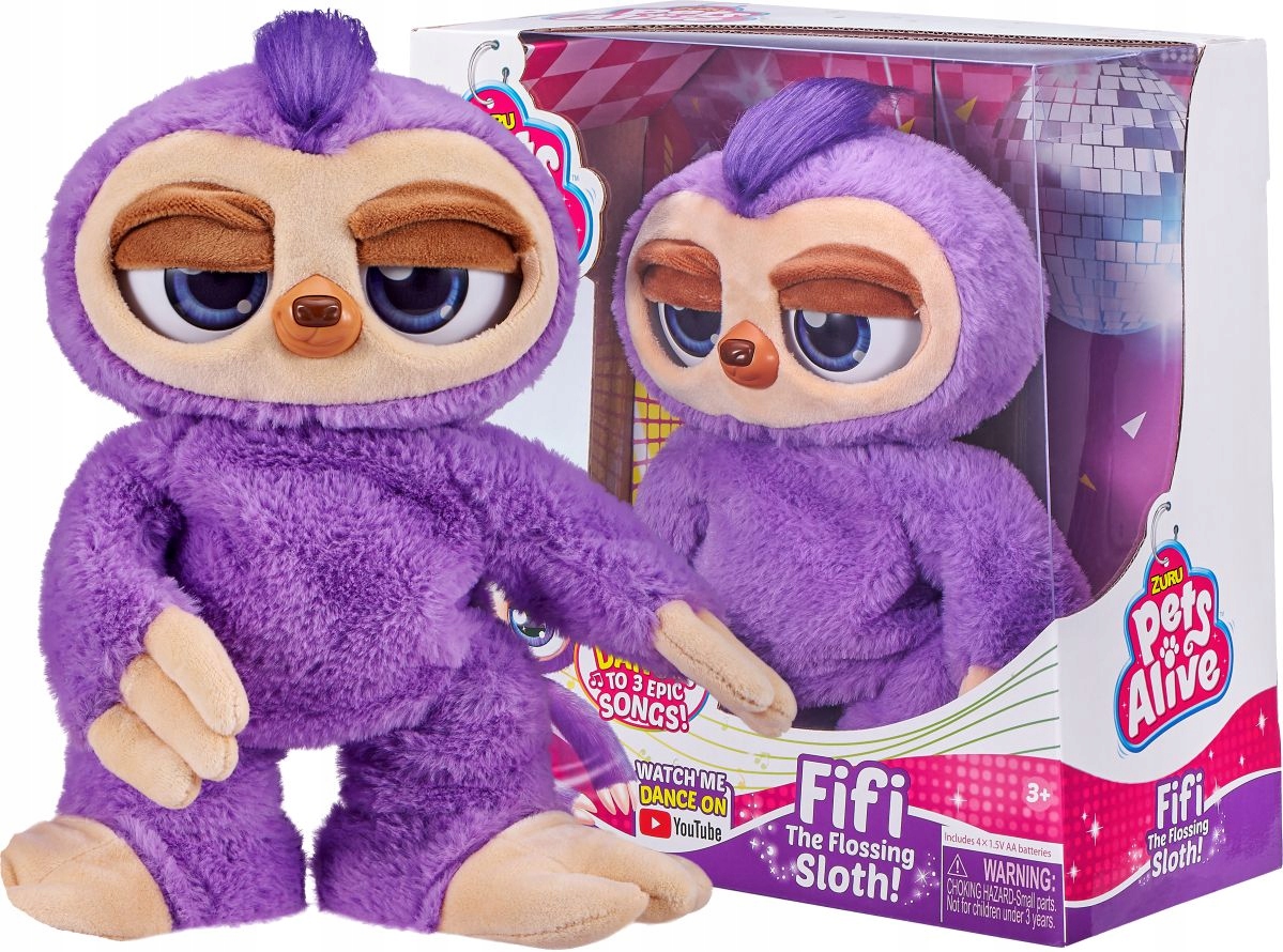 

Zuru Pets Alive Interak Leniwiec Fifi Tańczy 30198