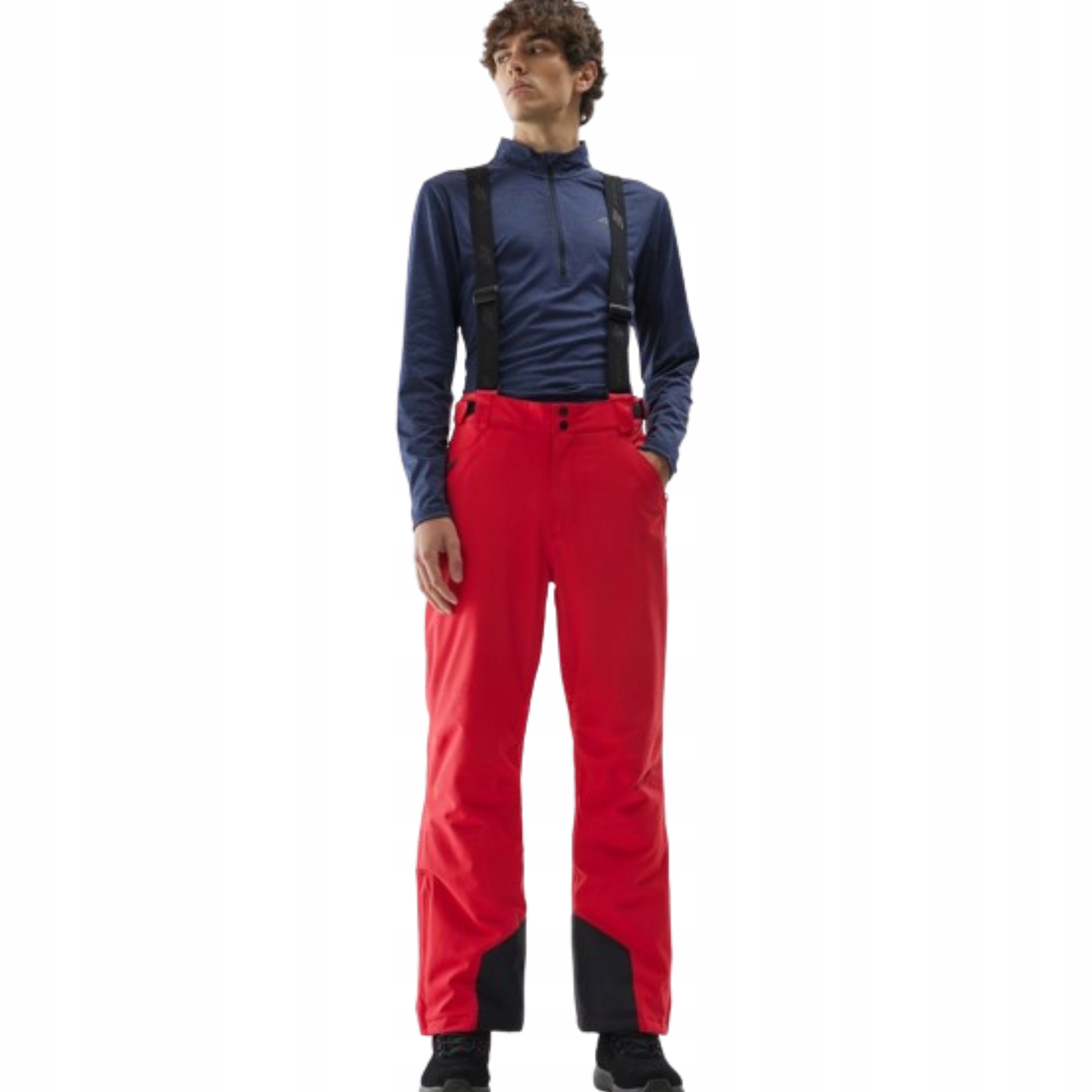 Męskie Spodnie Narciarskie Z Szelkami 4F Wodoodporne Membrana 8000 XL