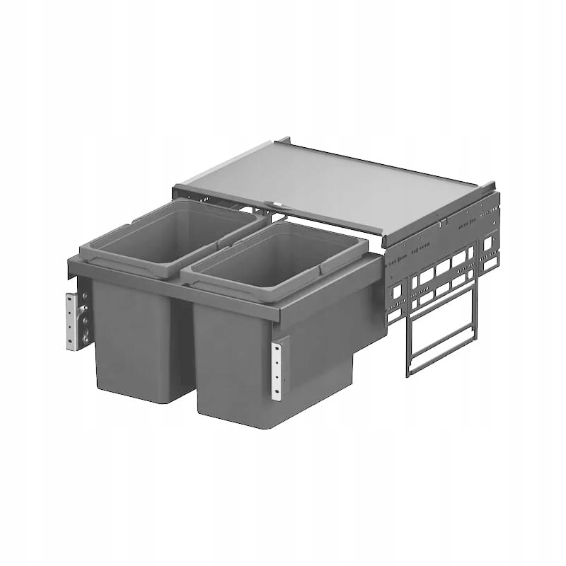 Levně Odpadkový koš Wurth do skříňky 450 600 mm, 44 l