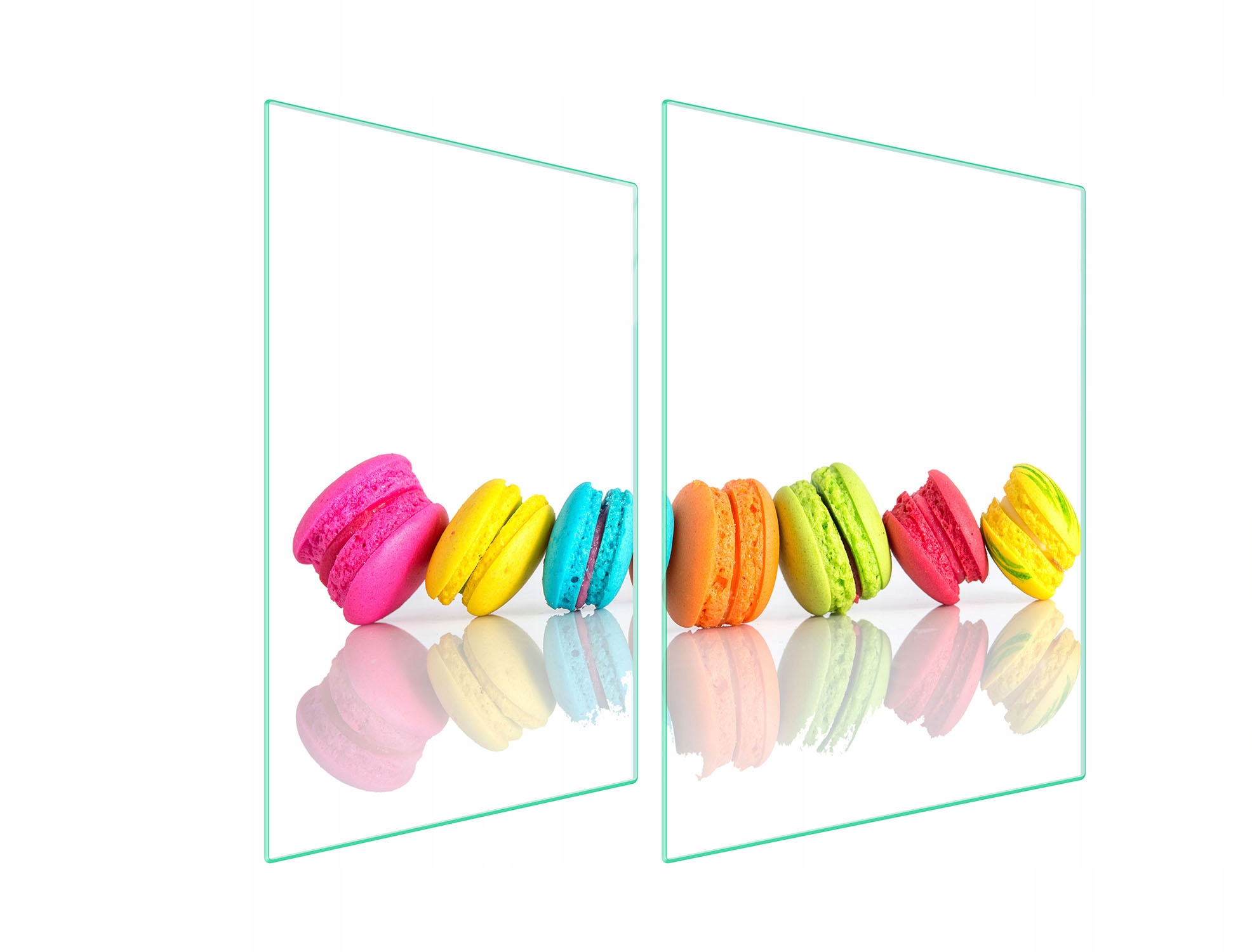 Skleněná Ochranná Deska Na Sporák 70x52 Barevná Tvrzené Sklo