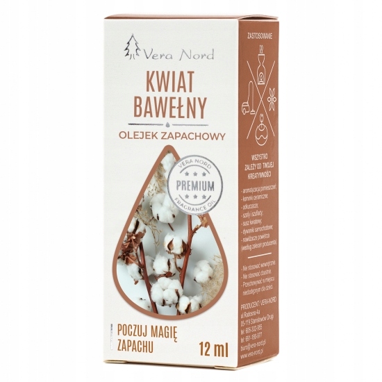 

Kwiat Bawełny Olejek Zapachowy Vera-Nord