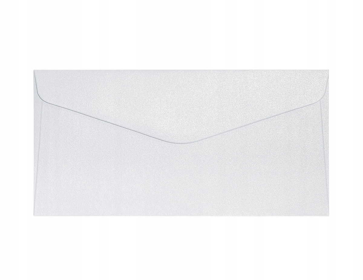 

Koperta Millenium diamentowa biel DL op.10szt 120g