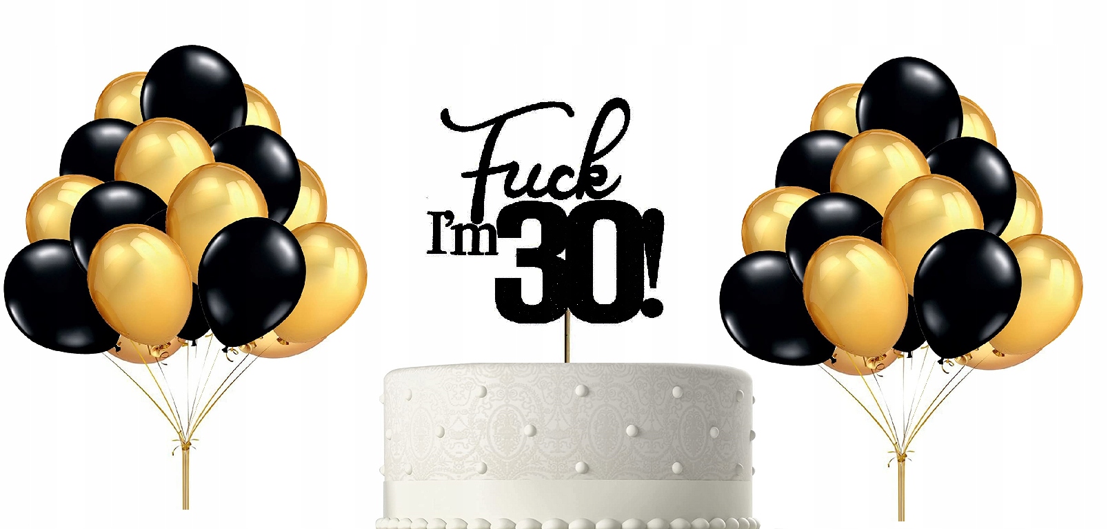 TOPPER piker na tort 30 lat urodziny EAN (GTIN) 5904954380896