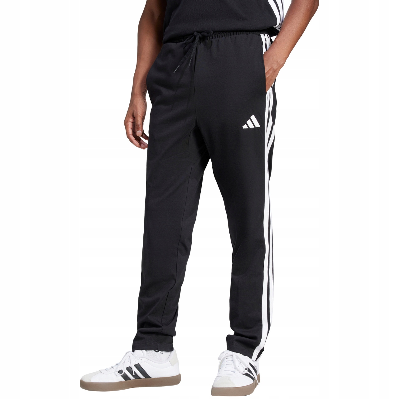 Pánské kalhoty adidas Essentials 3-Stripes Single Jersey JE6430 vel. L