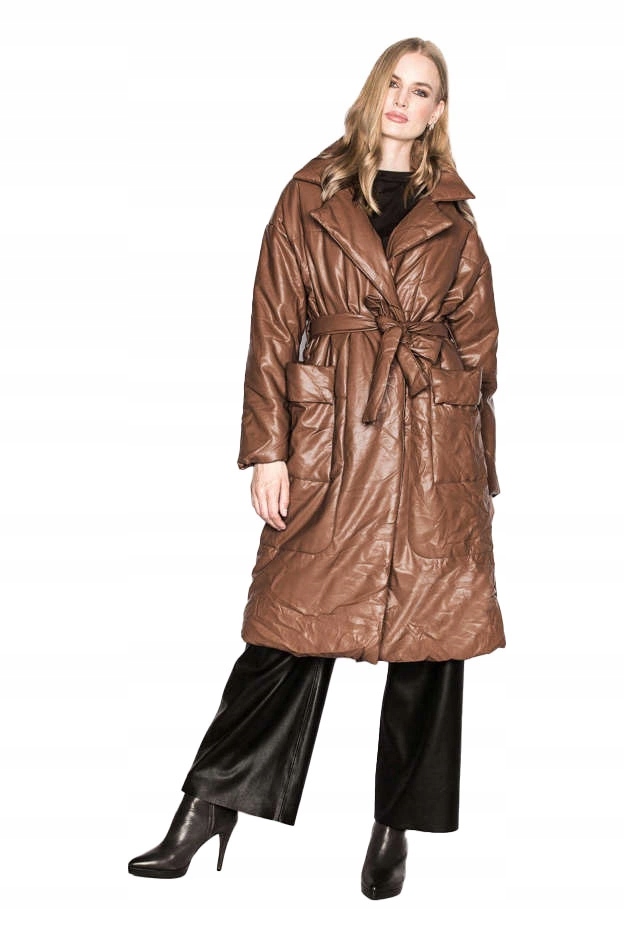 Bunda Ekologická Kůže AG1-J9080 Hnědá L (40)