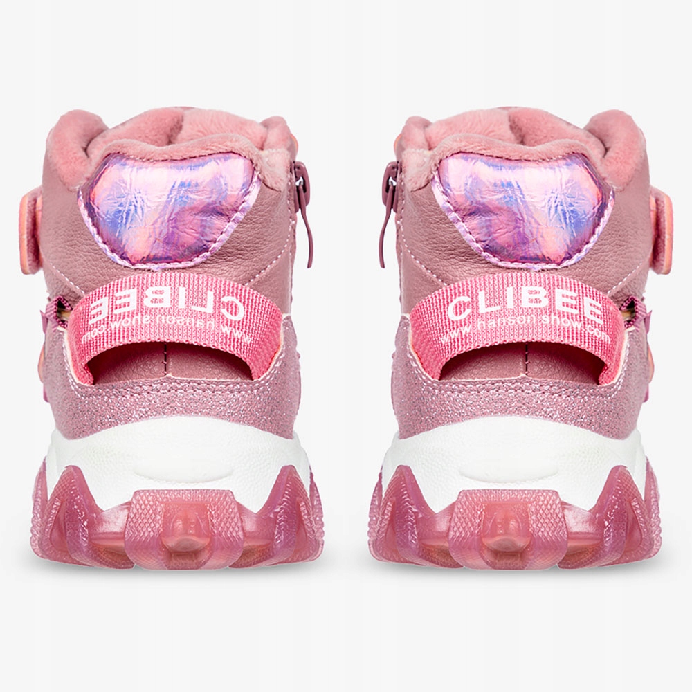 BOTKI ŚNIEGOWCE DZIEWCZĘCE BUTY NA RZEPY PLATFORMA Płeć dziewczynki