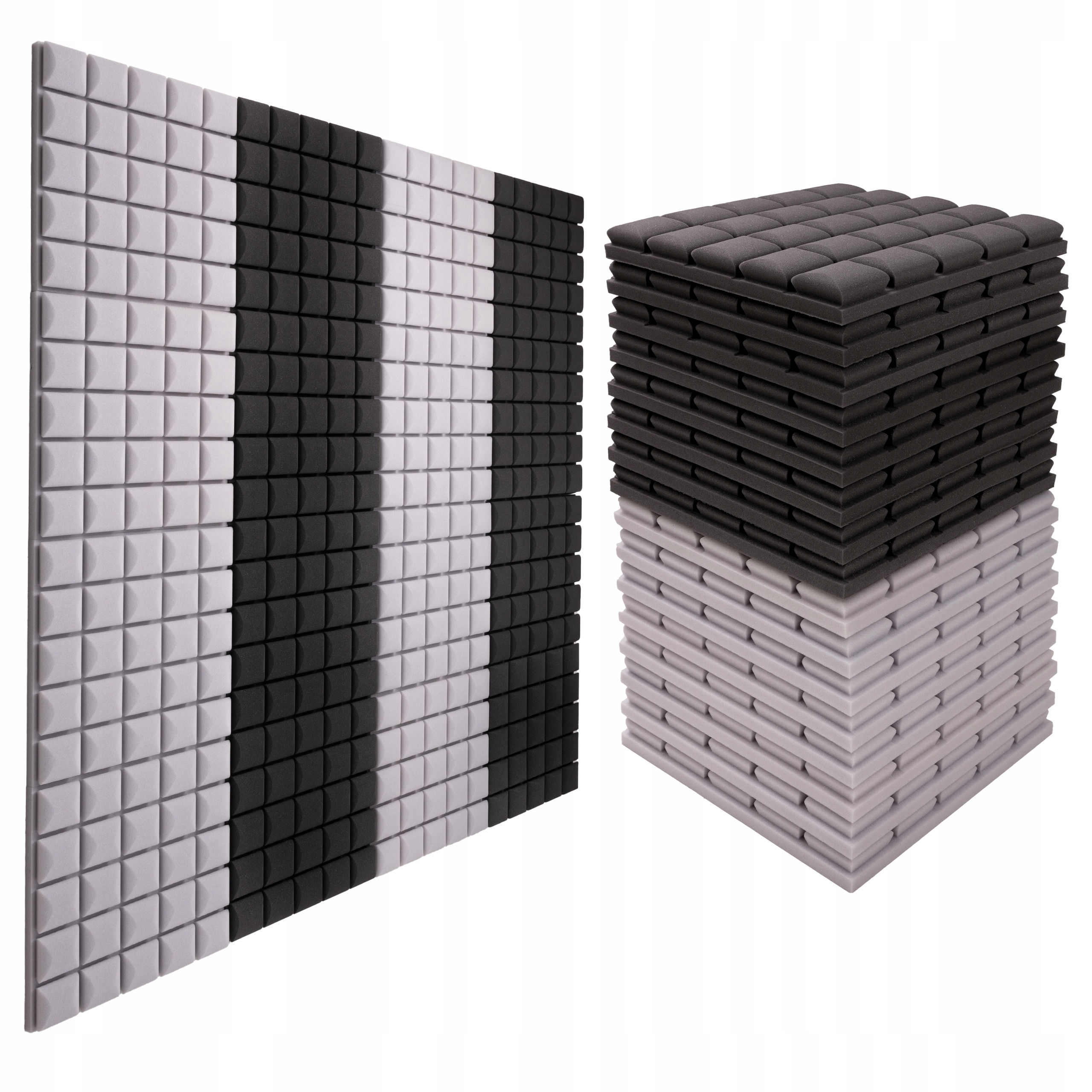 Akustické konvexné kocky Bitmat panely na stenu 4m2 50x50x5cm mäkké