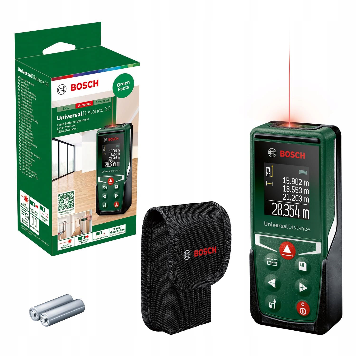 BOSCH Dalmierz Laserowy UniversalDistance 30 Zasięg Do 30m Funkcje Pomiaru — miniatura 3