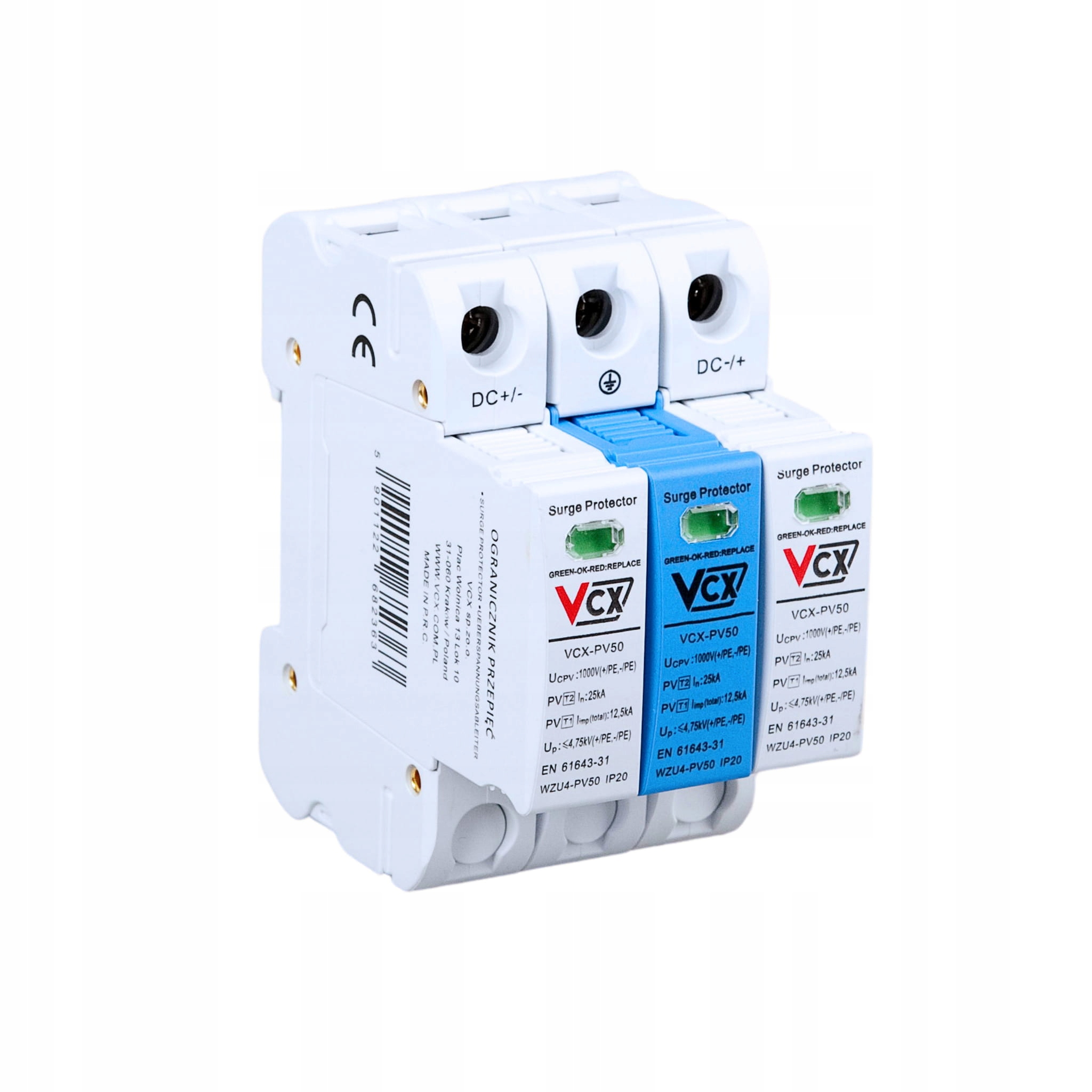 Fotovoltaický omezovač přepětí DC třídy B+c 3