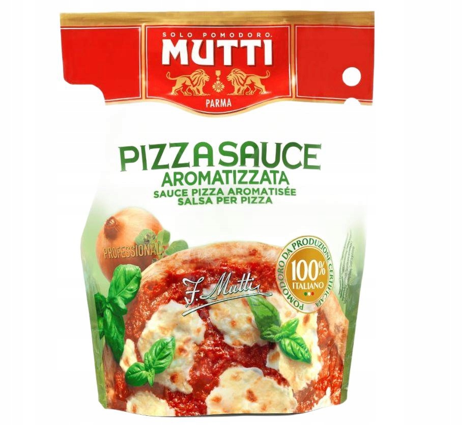 Levně Mutti Rajčatová Omáčka na pizzu s kořením 5 kg