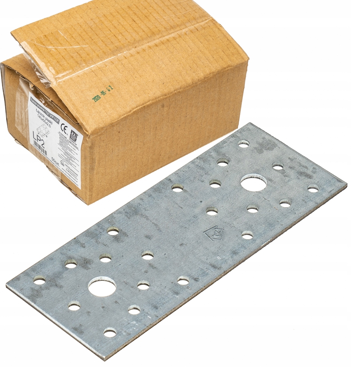 

50x Łącznik ciesielski 140x55 2,5mm płaski ŁP2