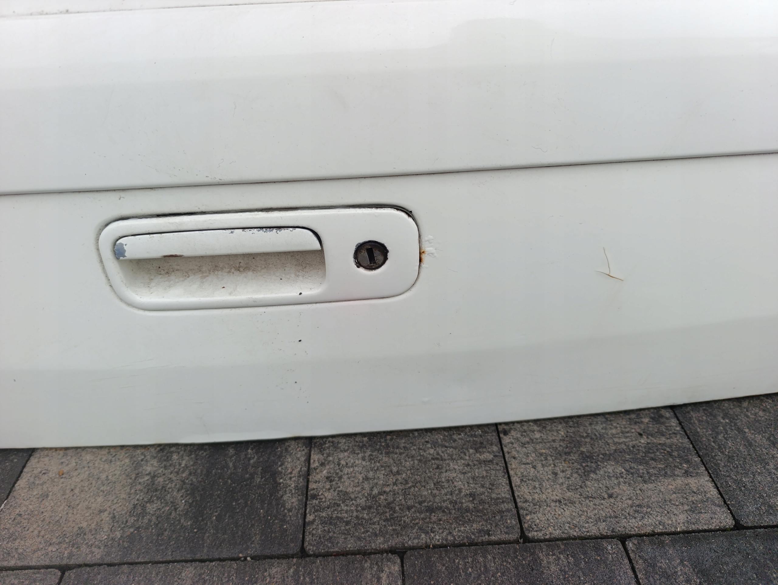 trunk door cover boot rear part VW T5 T5 LIFT biala