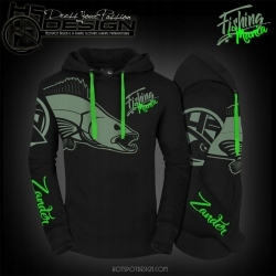 Mikina Zander Fishing Mania Hotspot Design – velikost L