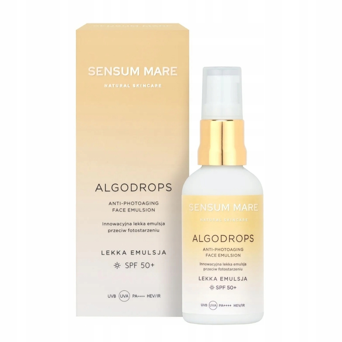 Sensum Mare Algodrops Inovativní lehká emulze proti fotostárnutí SPF50