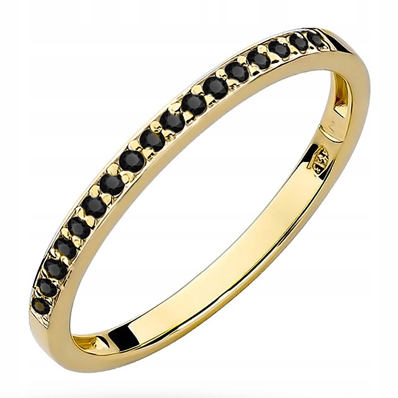 Zlatý Prstýnek Prsten 585 S Brilianty 0,09 ct