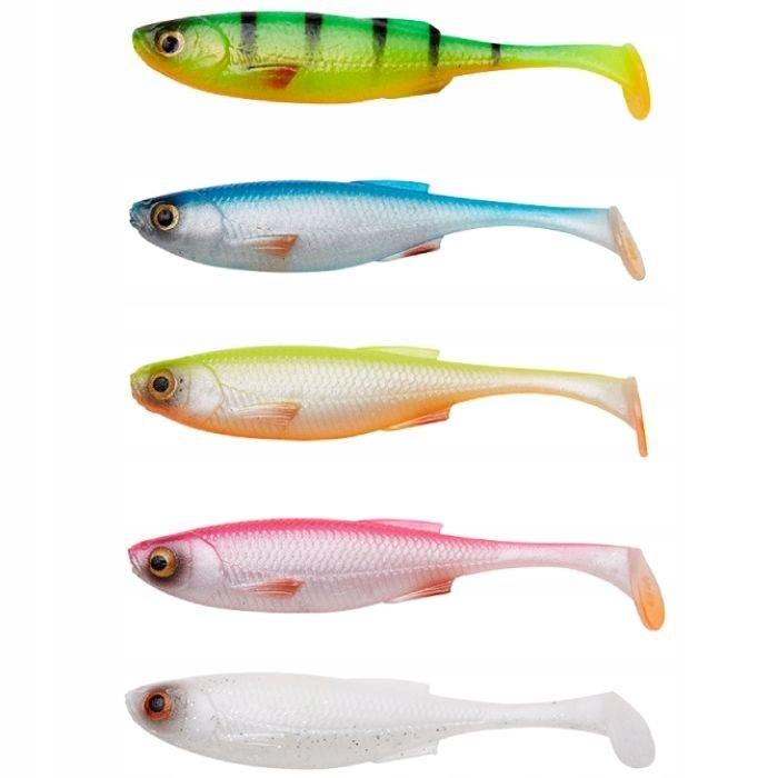 Zestaw gum Savage Gear Craft Shad 10cm 5szt Dark Water MIX Na Okonia