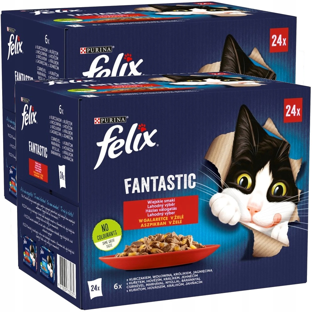 Levně Felix Fantastické Venkovské Příchutě V Želé 48x85 g