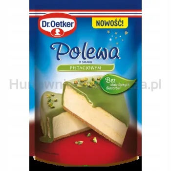 Levně Dr. Oetker Poleva s pistáciovou příchutí 100 g