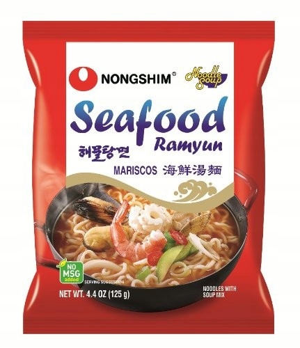 Levně 9x Polévka Ramen Seafood Ramyun mořské plody 125g ostrá