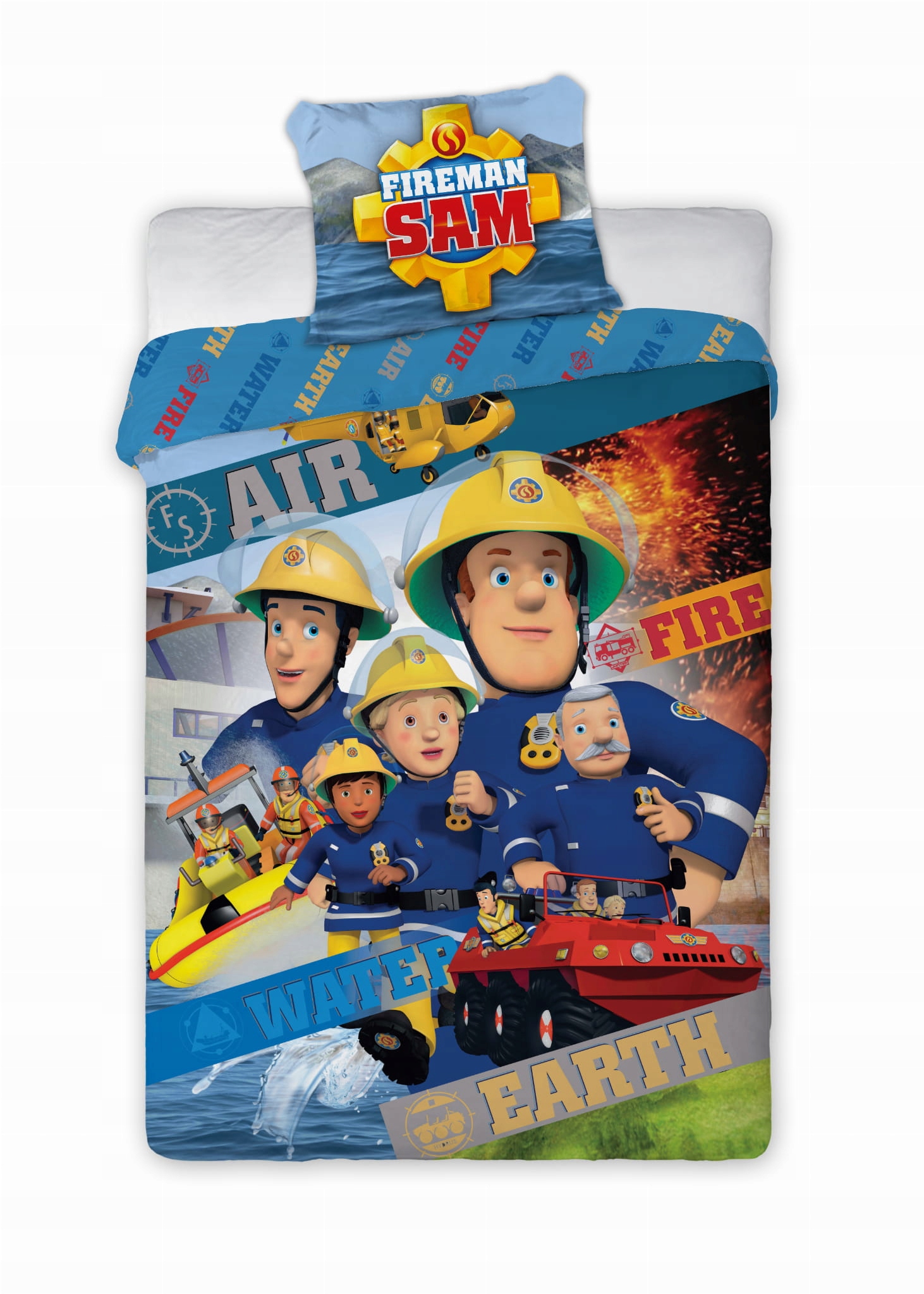 

Pościel Dziecięca 160x200 Fireman Strażak Sam 15