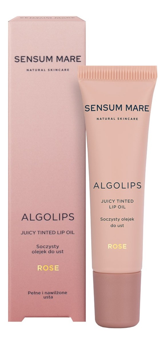 Sensum Mare Algolips šťavnatý olej na rty růžový 10 ml