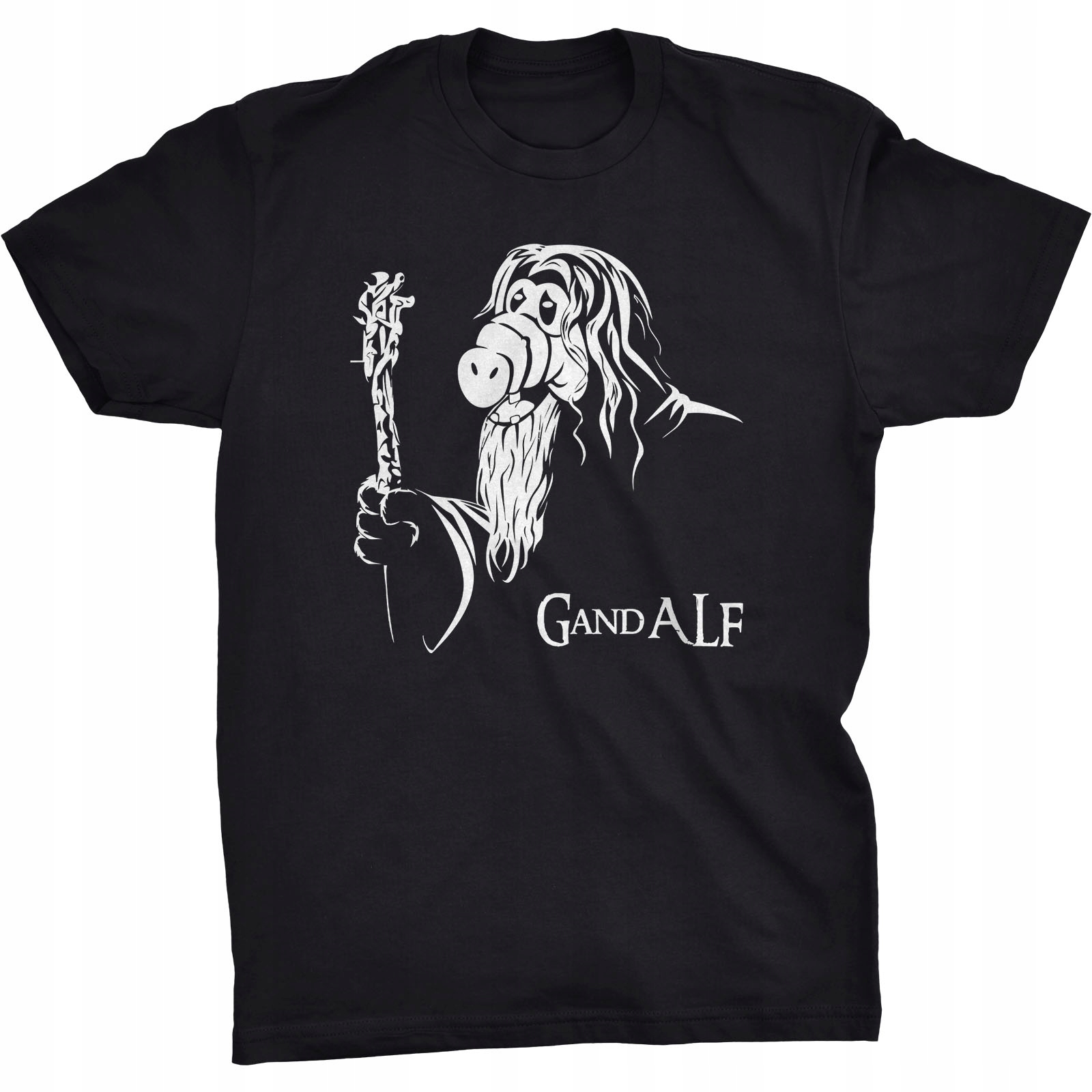 

Gandalf Alf Koszulka Kultowy Serial Alf Sitcom