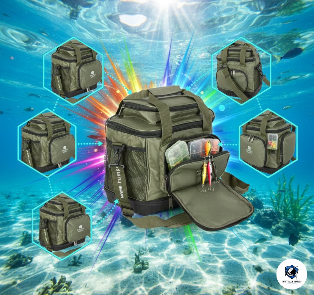 Voděodolná Rybářská Taška Rumpol 33X32 CM Na Vybavení A Příslušenství, Organizér