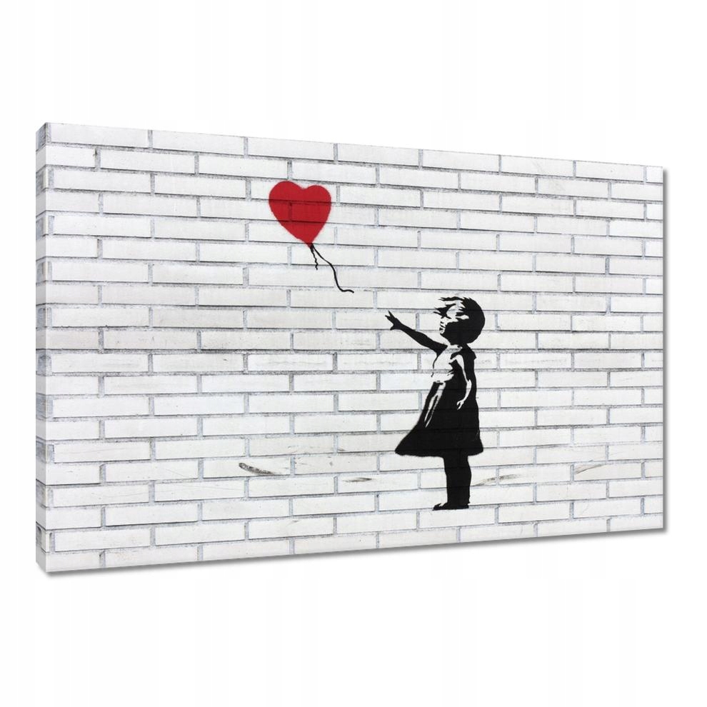 

Obrazy 90x60 Banksy Dziewczynka balon