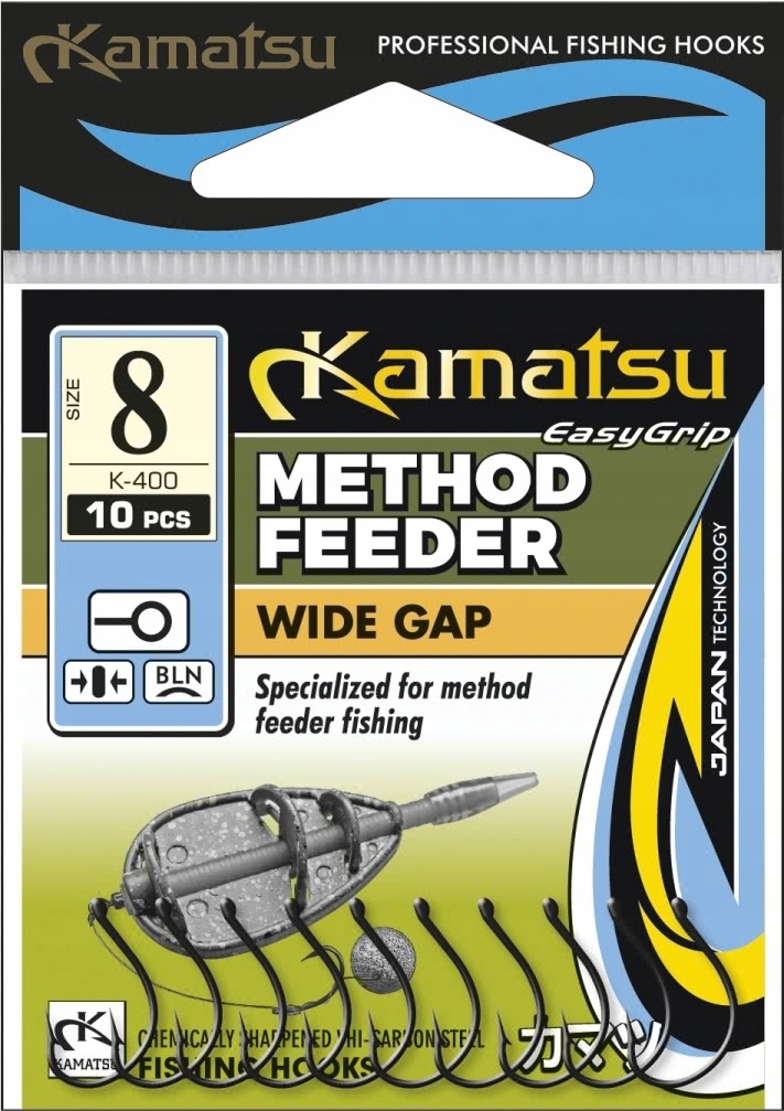 Haczyk Kamatsu Method Feeder Wide Gap Blno OP.10SZT