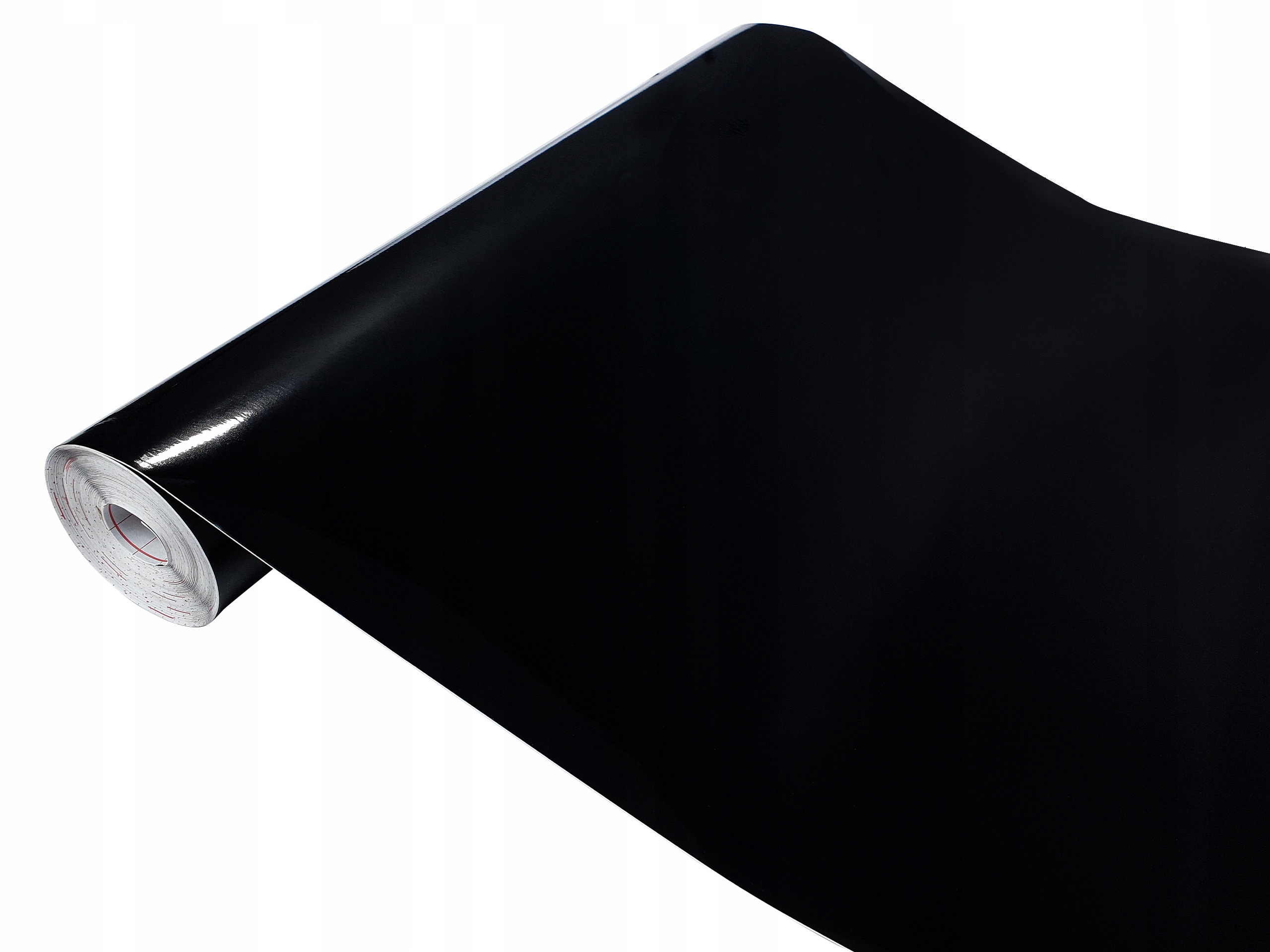 Nábytková dýha Fólie na nábytek Skříňky Regál Barva Černá Lesklá Šířka 90 cm