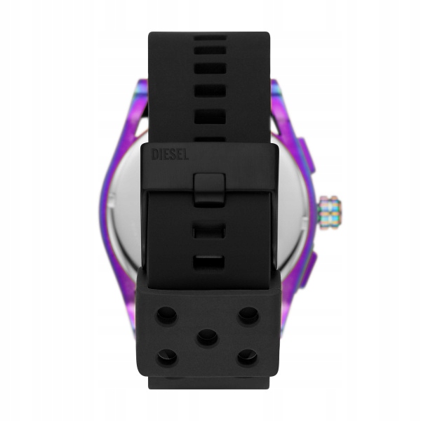 Černý silikonový řemínek pro hodinky Diesel DZ4547 26 mm, originální