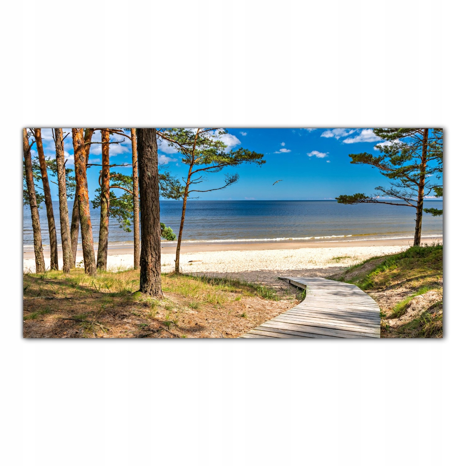

Hartowany Obraz Szklany Ścieżka Plaża Morze 120x60