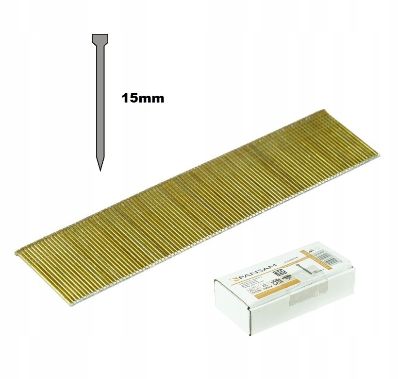 Gwoździe do zszywaczy GA18 300F 15mm PANSAM 5000pc