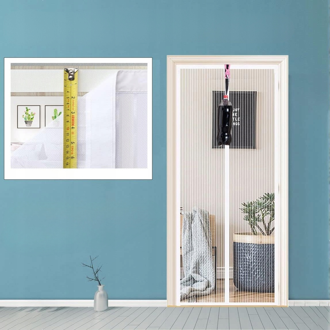 MOSKITIERA MAGNETYCZNA DO DRZWI NA BALKON BARDZO MOCNA 80/90/100X210/220 Stan opakowania oryginalne