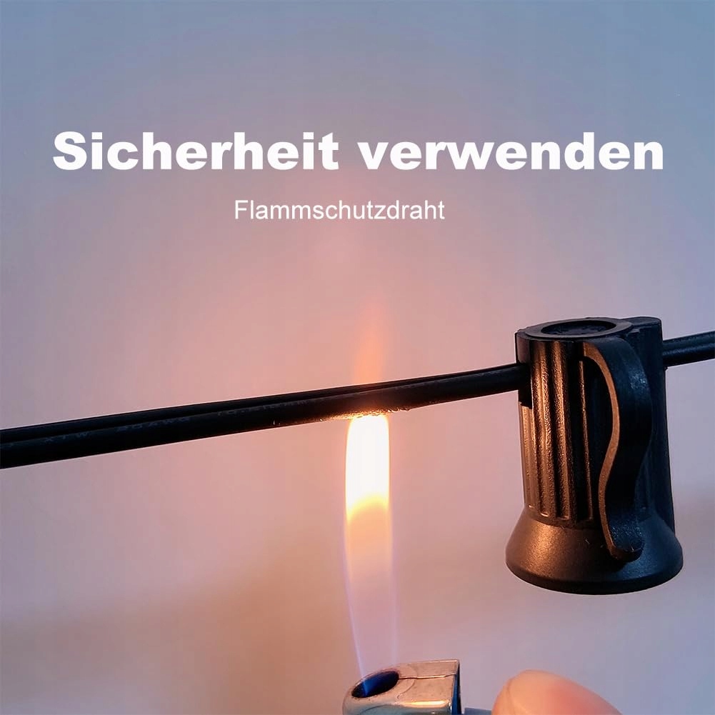 FOROUREYES 15M USB LED LAMPKI ZEWNĘTRZNE WODOODPORNE DO OGRODU I IMPREZ — miniatura 8