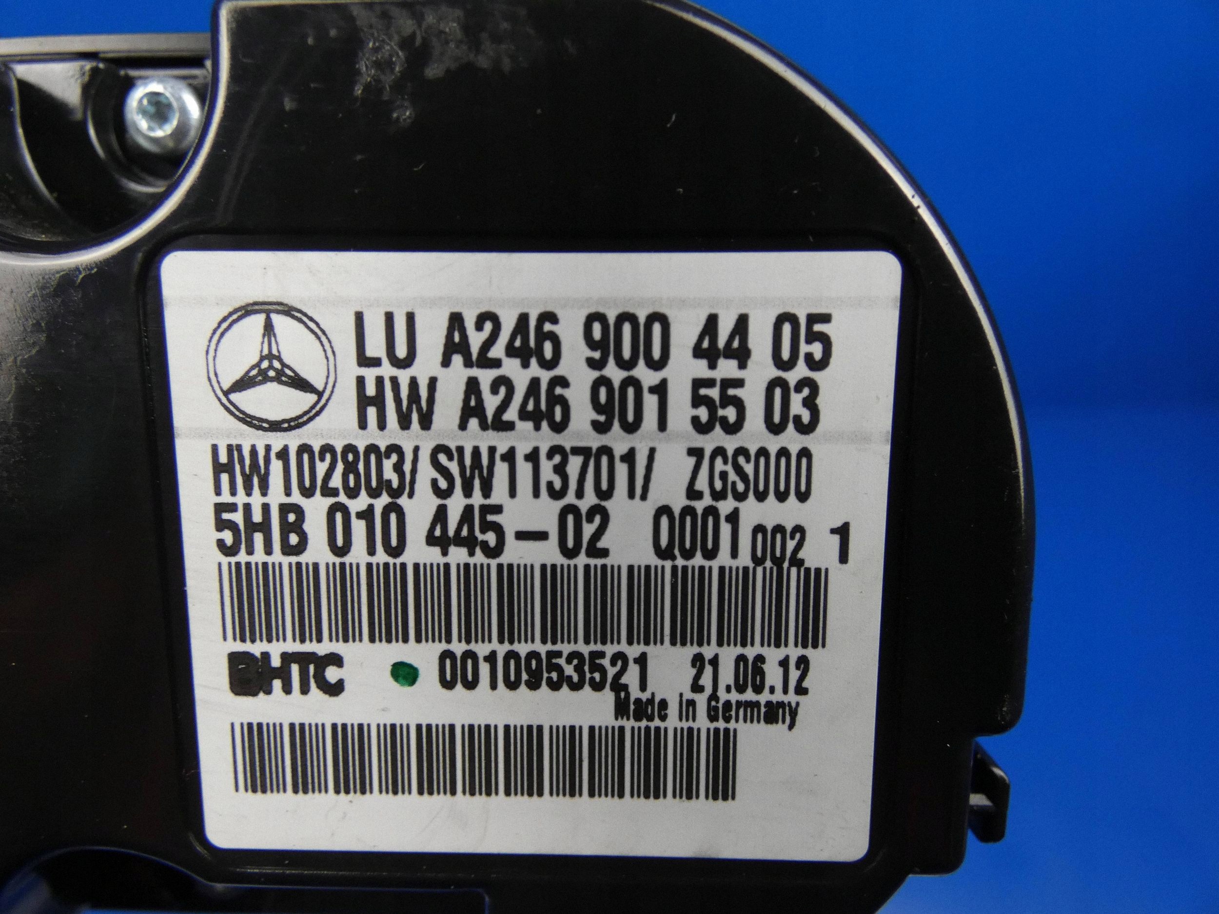 Unite commande clima Mercedes-Benz B W246 W242 A2469004405